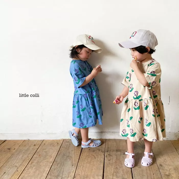Little Colli - Korean Children Fashion - #todddlerfashion - Purple Flower One-piece - 5