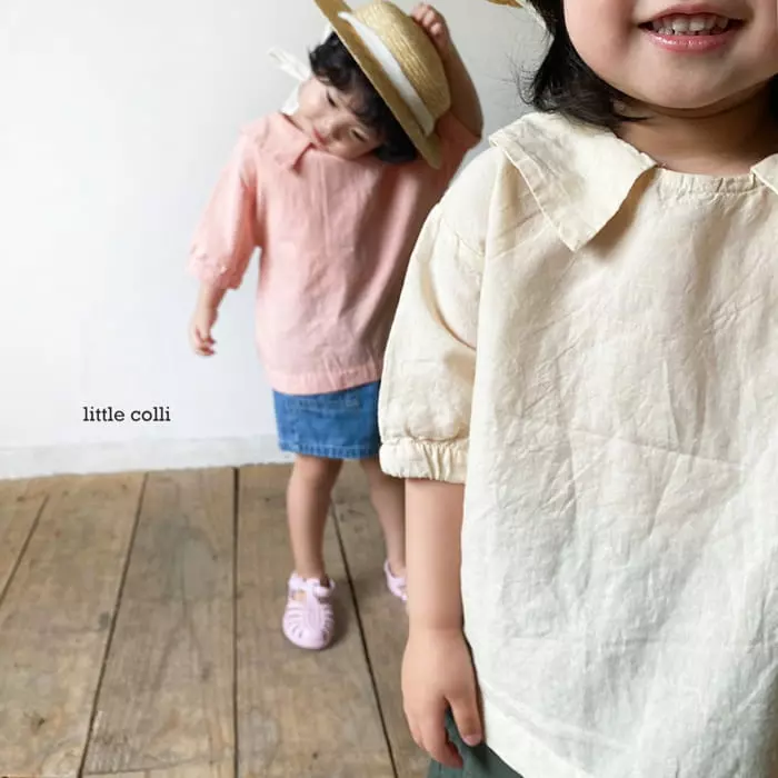 Little Colli - Korean Children Fashion - #todddlerfashion - Cinnamon Blouse - 4