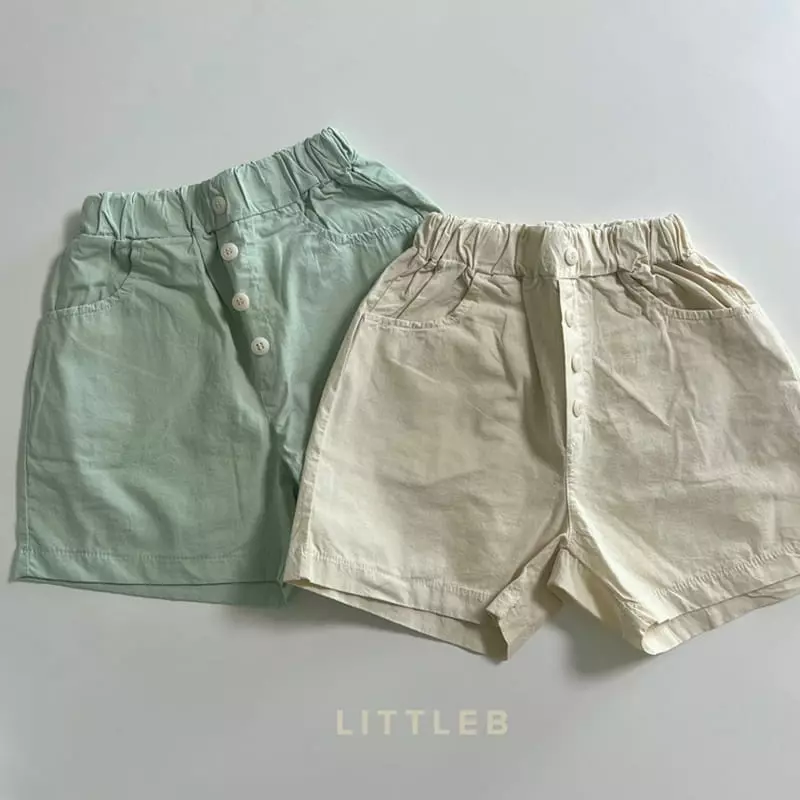 Littleb - Korean Children Fashion - #Kfashion4kids - Button Shorts - 9
