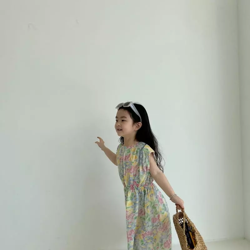 Littleb - Korean Children Fashion - #Kfashion4kids - Watercolor One-piece - 7