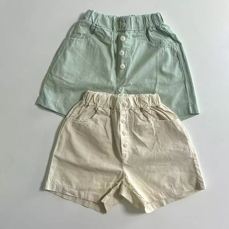 Littleb - Korean Children Fashion - #childofig - Button Shorts