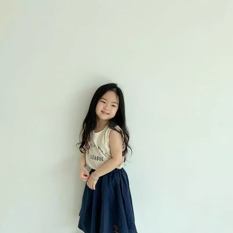 Littleb - Korean Children Fashion - #childofig - Dot Sleeveless - 5