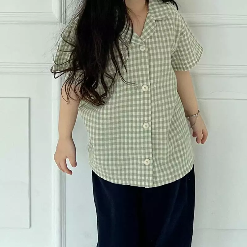 Littleb - Korean Children Fashion - #fashionkids - Check Shirt - 6