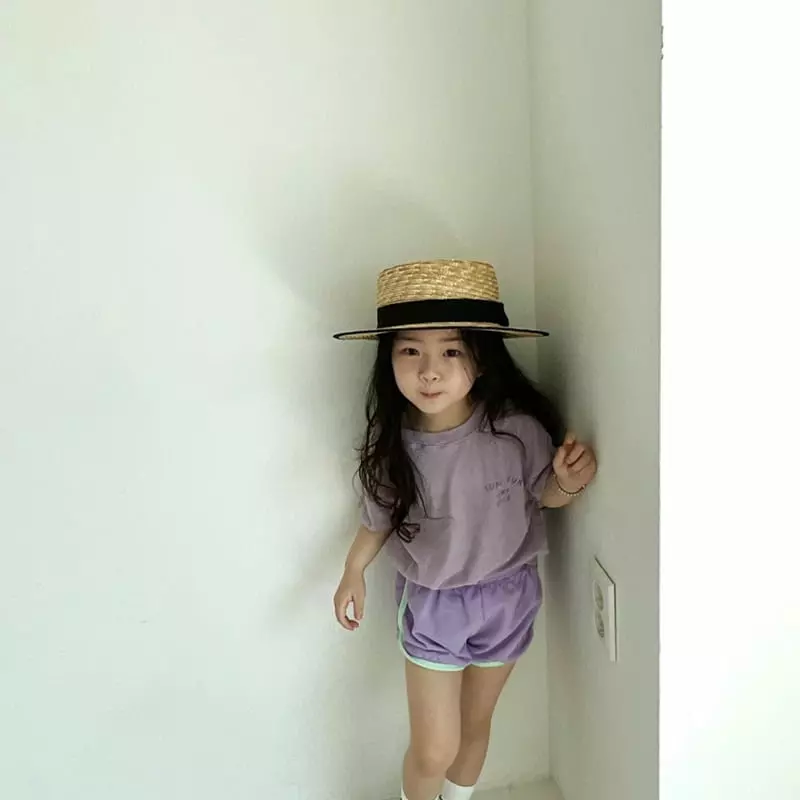 Littleb - Korean Children Fashion - #kidsshorts - Funny Tee - 2