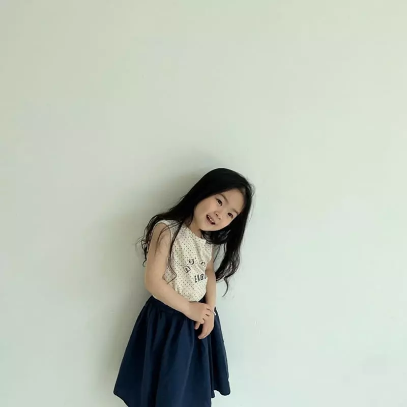 Littleb - Korean Children Fashion - #kidsshorts - Dot Sleeveless - 10