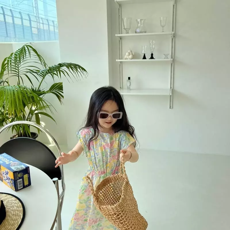 Littleb - Korean Children Fashion - #fashionkids - Watercolor One-piece - 4