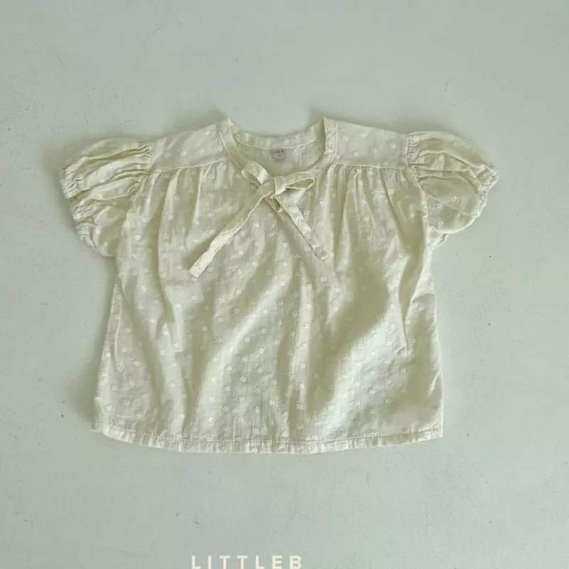 Littleb - Korean Children Fashion - #littlefashionista - Ribbon Shirring Blouse - 10