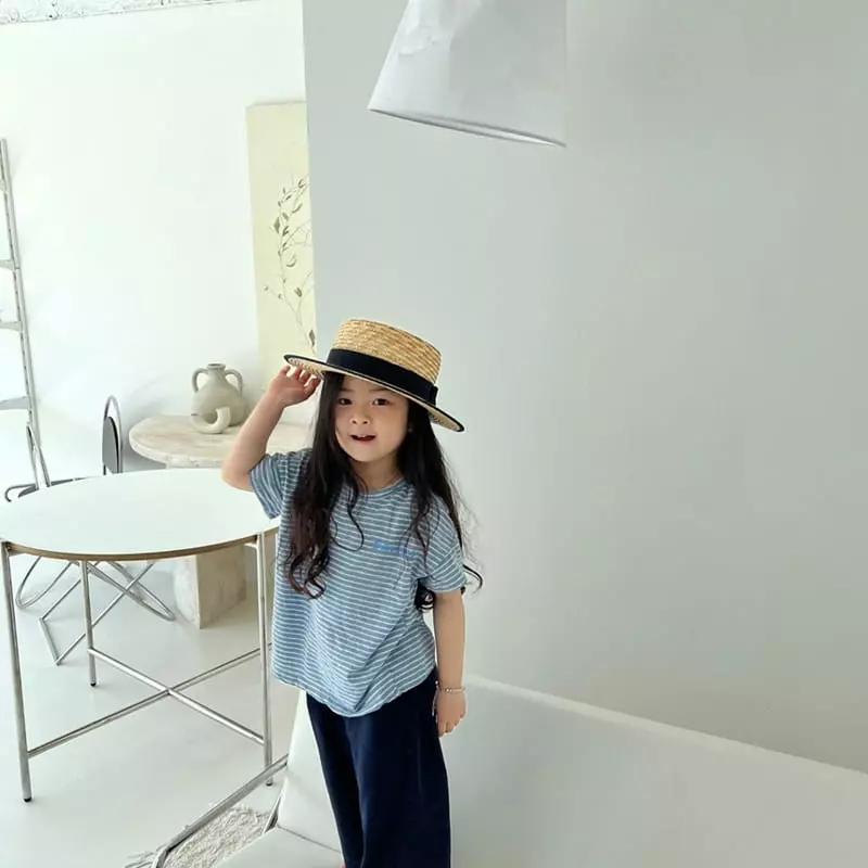 Littleb - Korean Children Fashion - #magicofchildhood - Linen Stripes Tee - 2