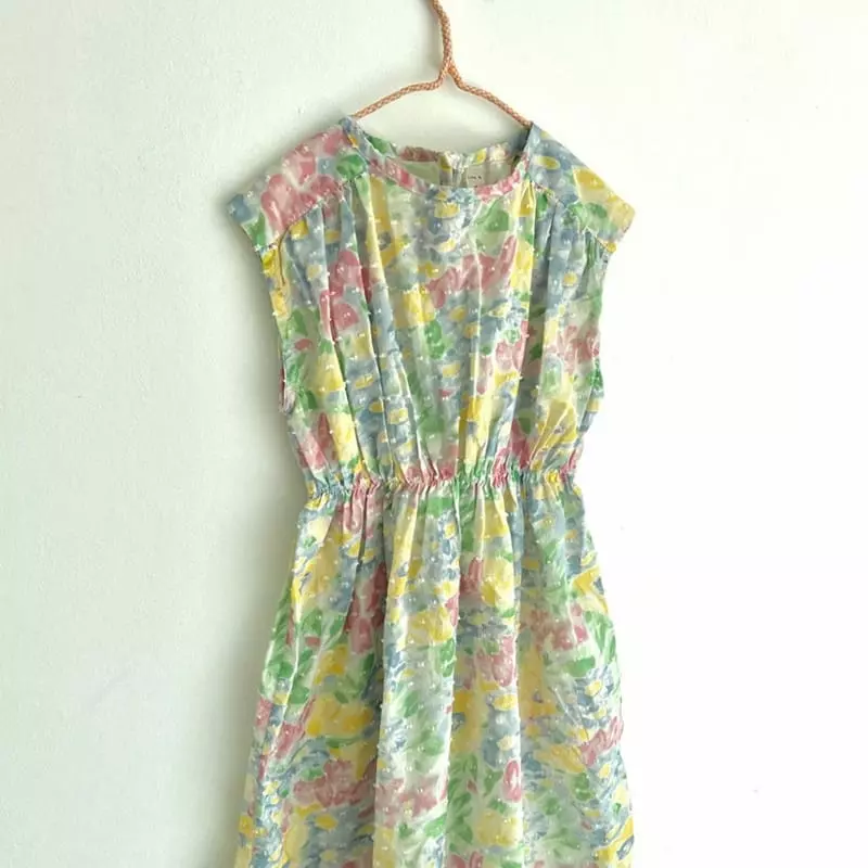 Littleb - Korean Children Fashion - #minifashionista - Watercolor One-piece - 10