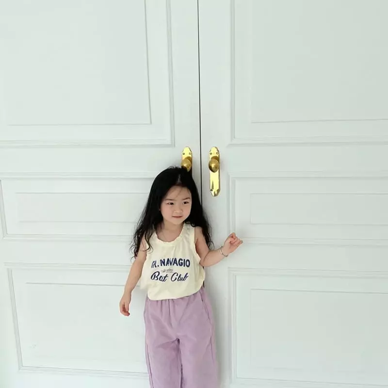 Littleb - Korean Children Fashion - #prettylittlegirls - Boat Sleeveless - 6