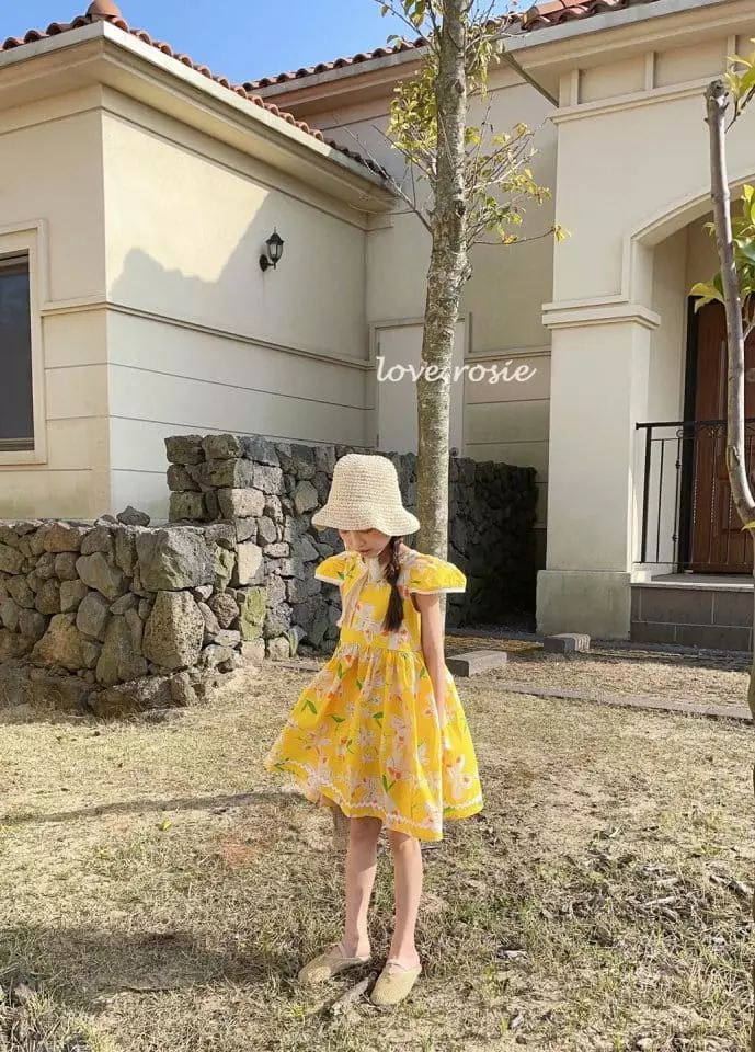 Love Rosie - Korean Children Fashion - #Kfashion4kids - Muse Zabara Tape One-piece Flower - 2