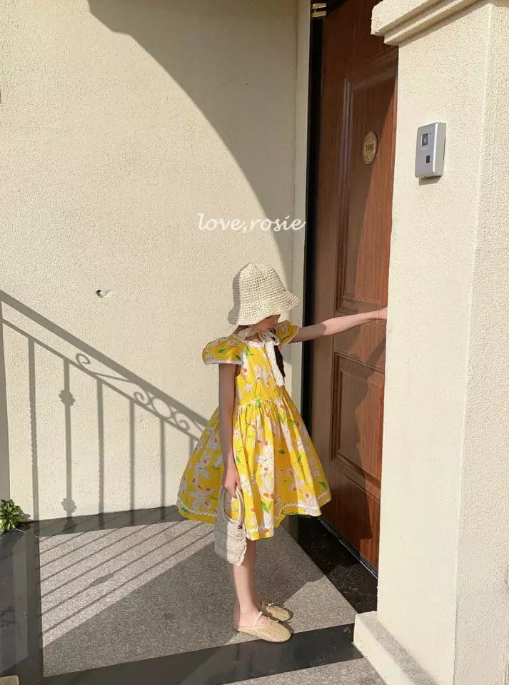 Love Rosie - Korean Children Fashion - #childofig - Muse Zabara Tape One-piece Flower - 10