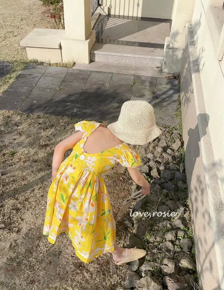 Love Rosie - Korean Children Fashion - #childrensboutique - Muse Zabara Tape One-piece Flower - 11