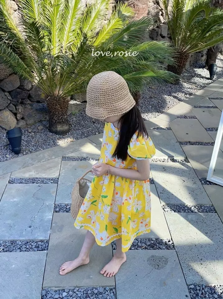 Love Rosie - Korean Children Fashion - #designkidswear - Muse Zabara Tape One-piece Flower - 12