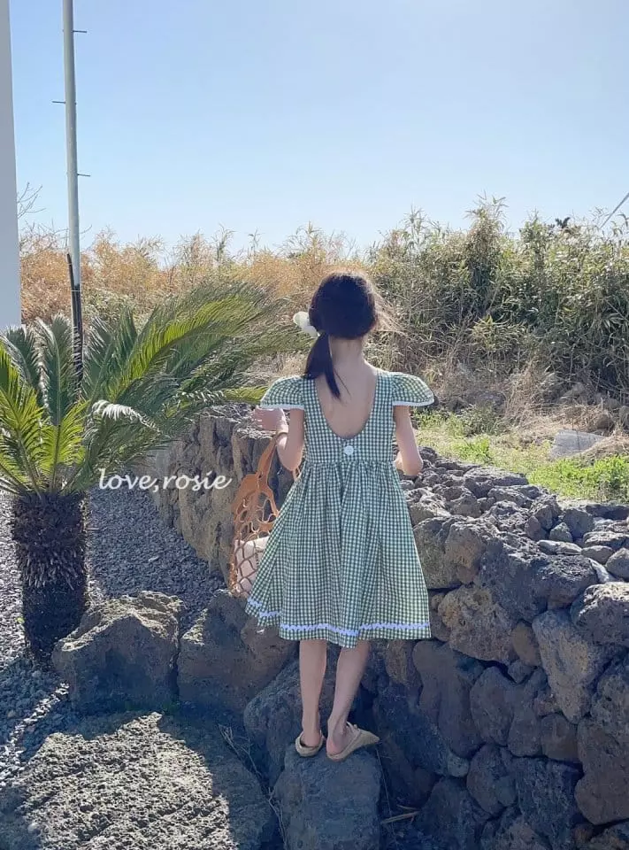 Love Rosie - Korean Children Fashion - #kidsstore - Muse Zabara Tape One-piece Check