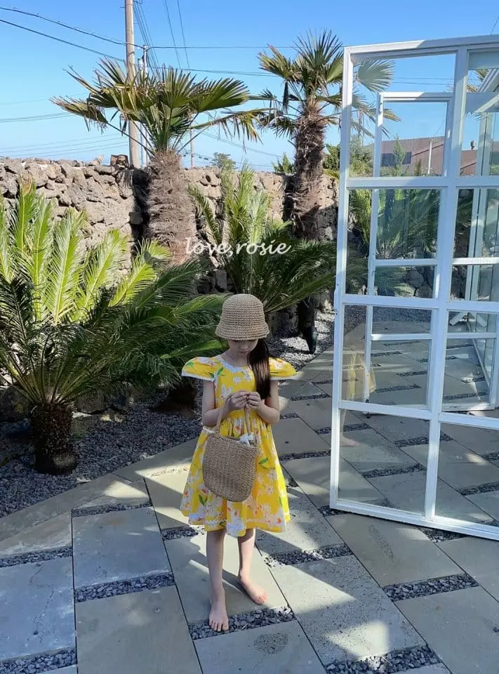 Love Rosie - Korean Children Fashion - #littlefashionista - Muse Zabara Tape One-piece Flower - 3