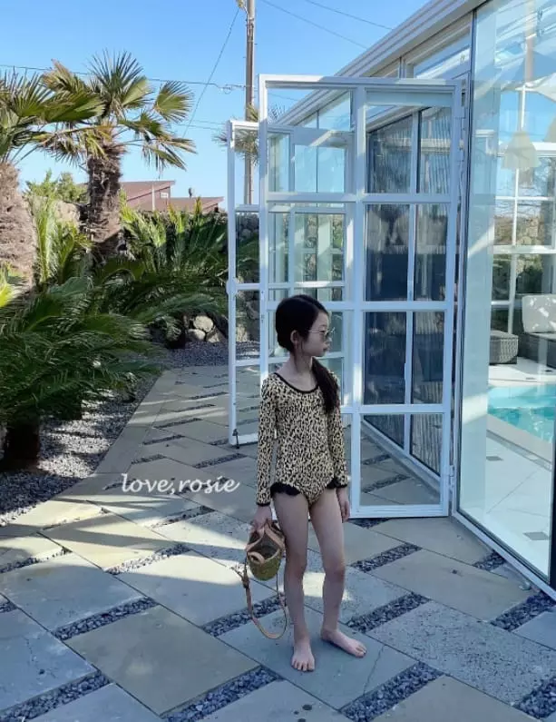 Love Rosie - Korean Children Fashion - #minifashionista - Leopard Swimwear - 10