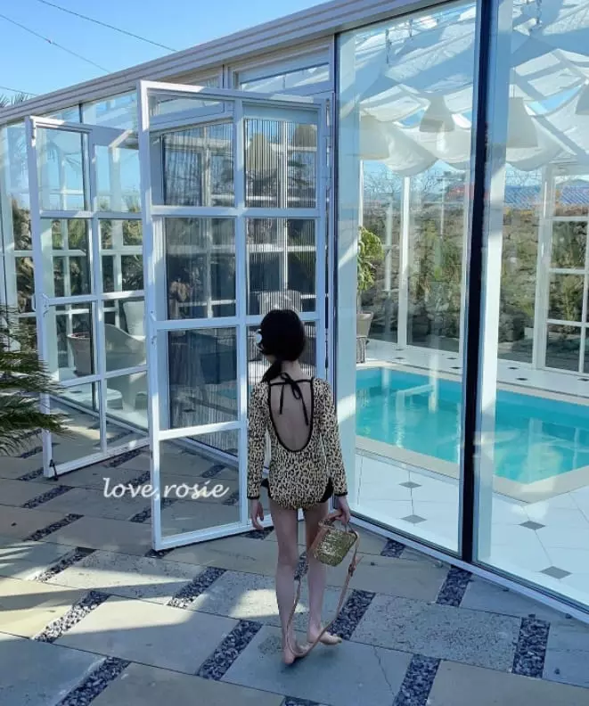 Love Rosie - Korean Children Fashion - #todddlerfashion - Leopard Swimwear - 12