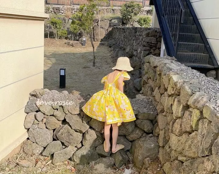Love Rosie - Korean Children Fashion - #todddlerfashion - Muse Zabara Tape One-piece Flower - 7