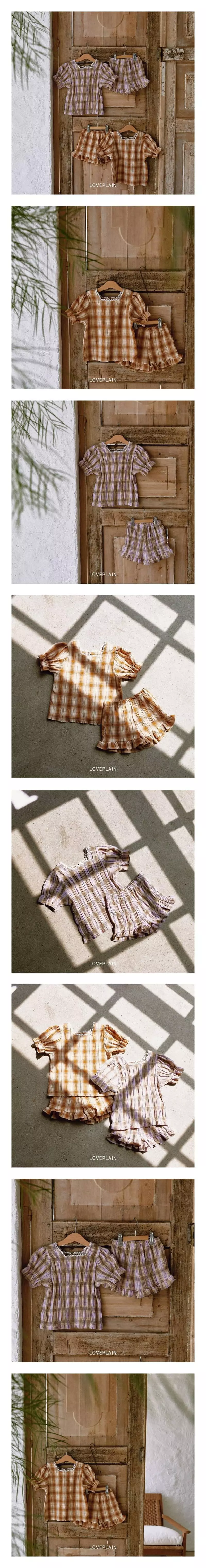 Loveplain - Korean Children Fashion - #childofig - Emlliy Top Bottom Set