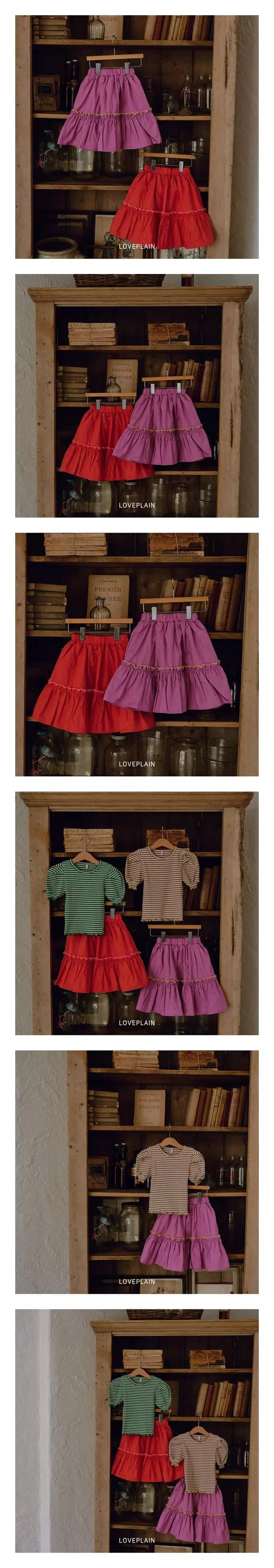 Loveplain - Korean Children Fashion - #magicofchildhood - Rose Mong Skirt