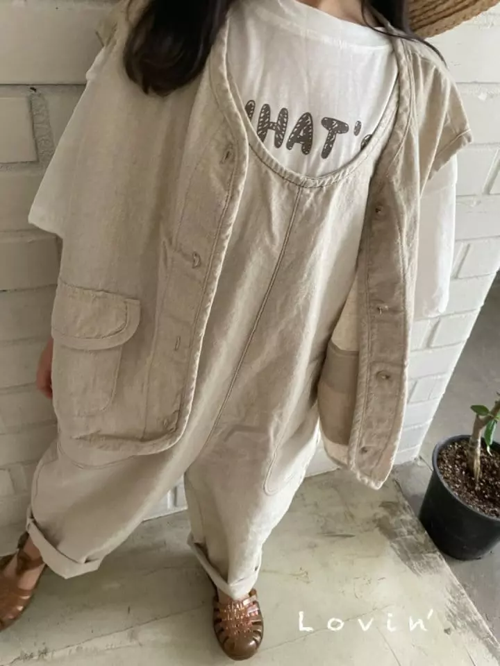 Lovin - Korean Children Fashion - #childofig - Linen Vest - 9