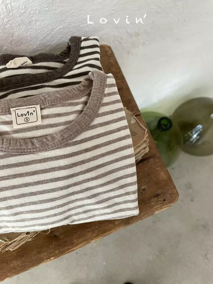 Lovin - Korean Children Fashion - #childofig - Stripes Tee - 5