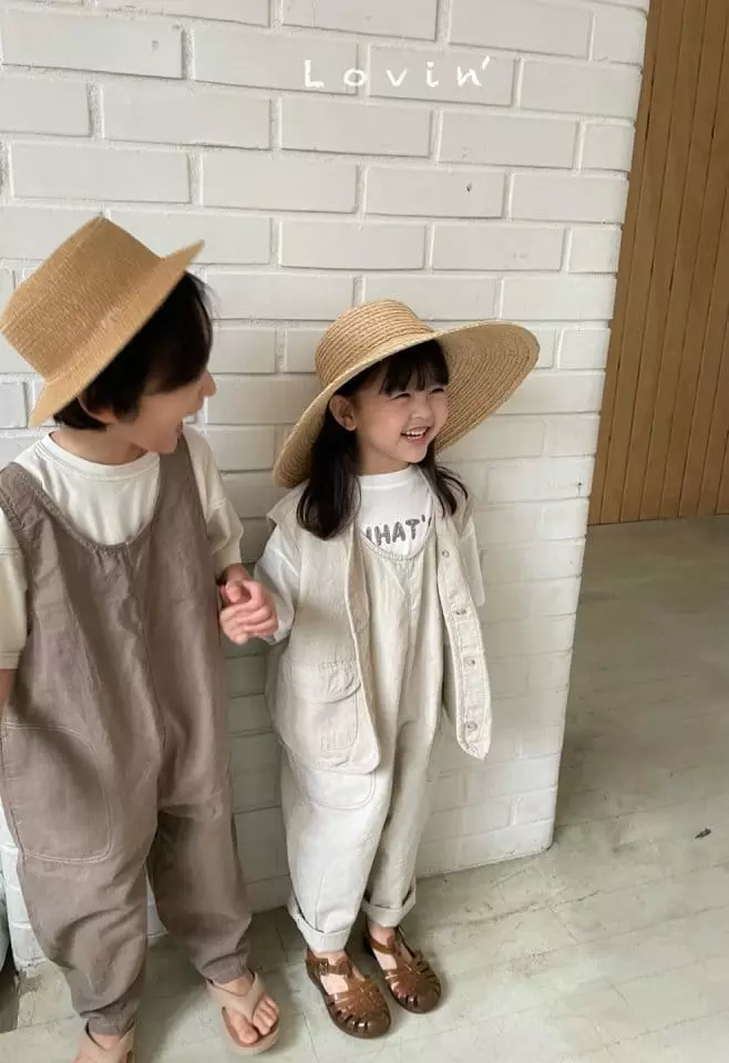 Lovin - Korean Children Fashion - #designkidswear - Linen Vest - 11