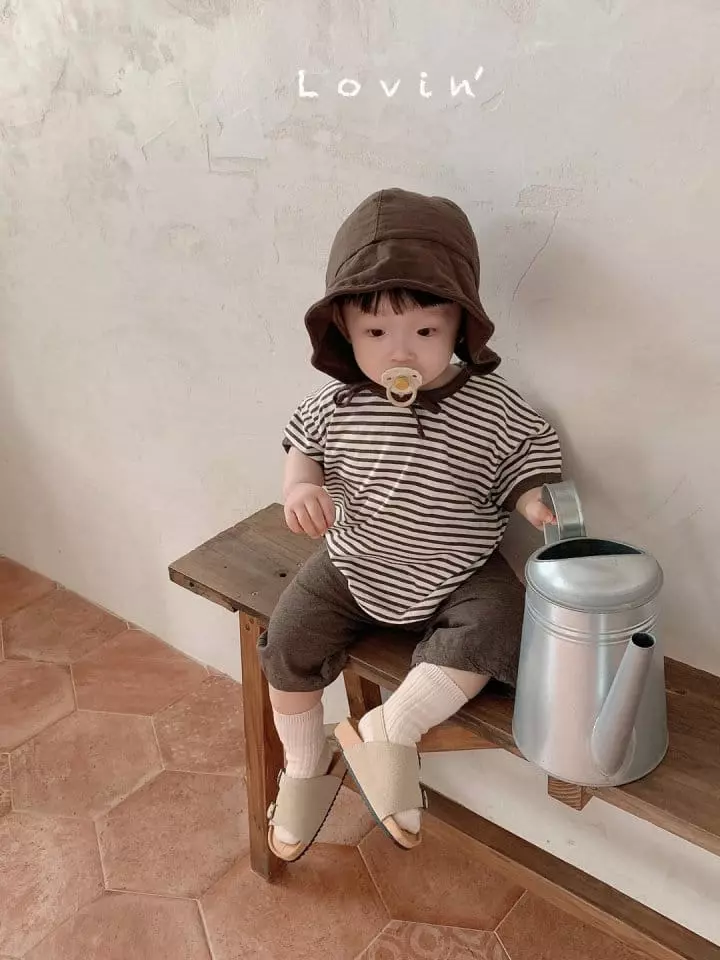 Lovin - Korean Children Fashion - #kidsshorts - Stripes Tee - 11
