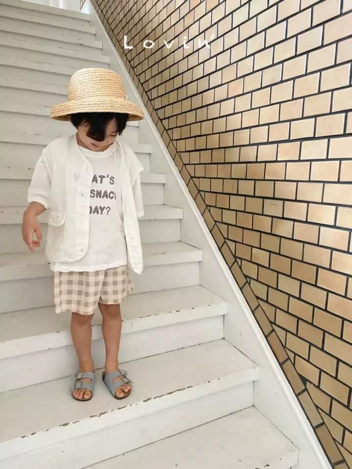 Lovin - Korean Children Fashion - #kidsshorts - Square Pants - 7
