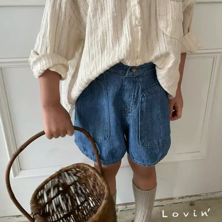 Lovin - Korean Children Fashion - #minifashionista - Piping Shorts - 7