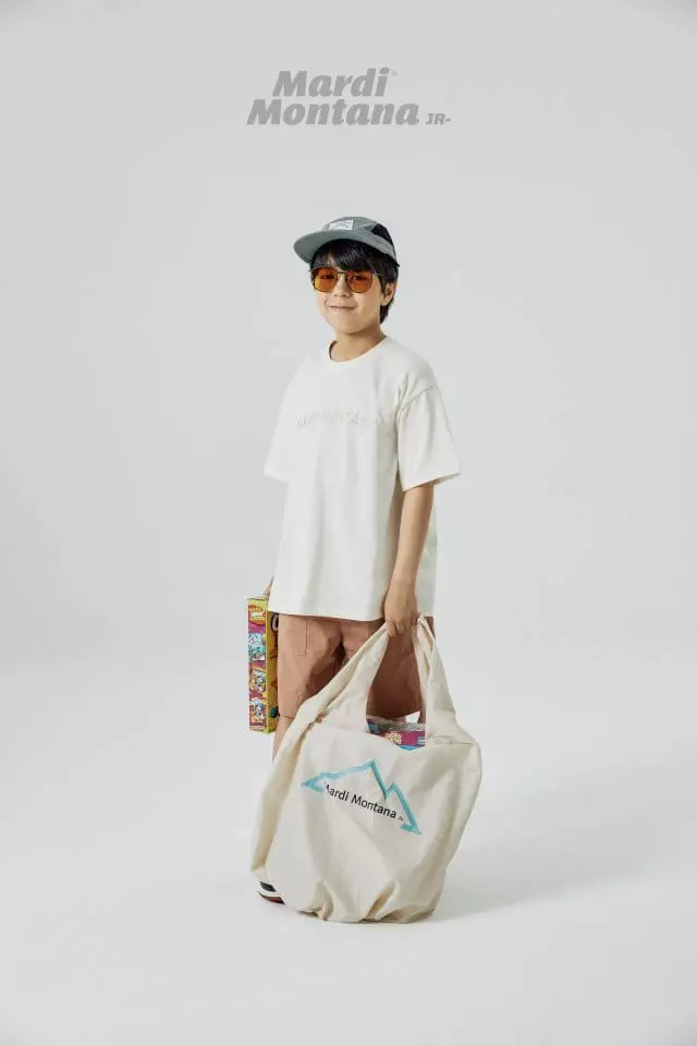 Mardi Montana - Korean Children Fashion - #childrensboutique - Embroidery Short Sleeves Tee - 2