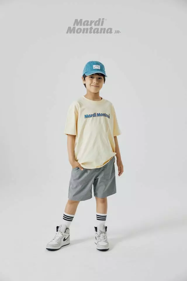 Mardi Montana - Korean Children Fashion - #littlefashionista - Navy Yellow Tee - 6