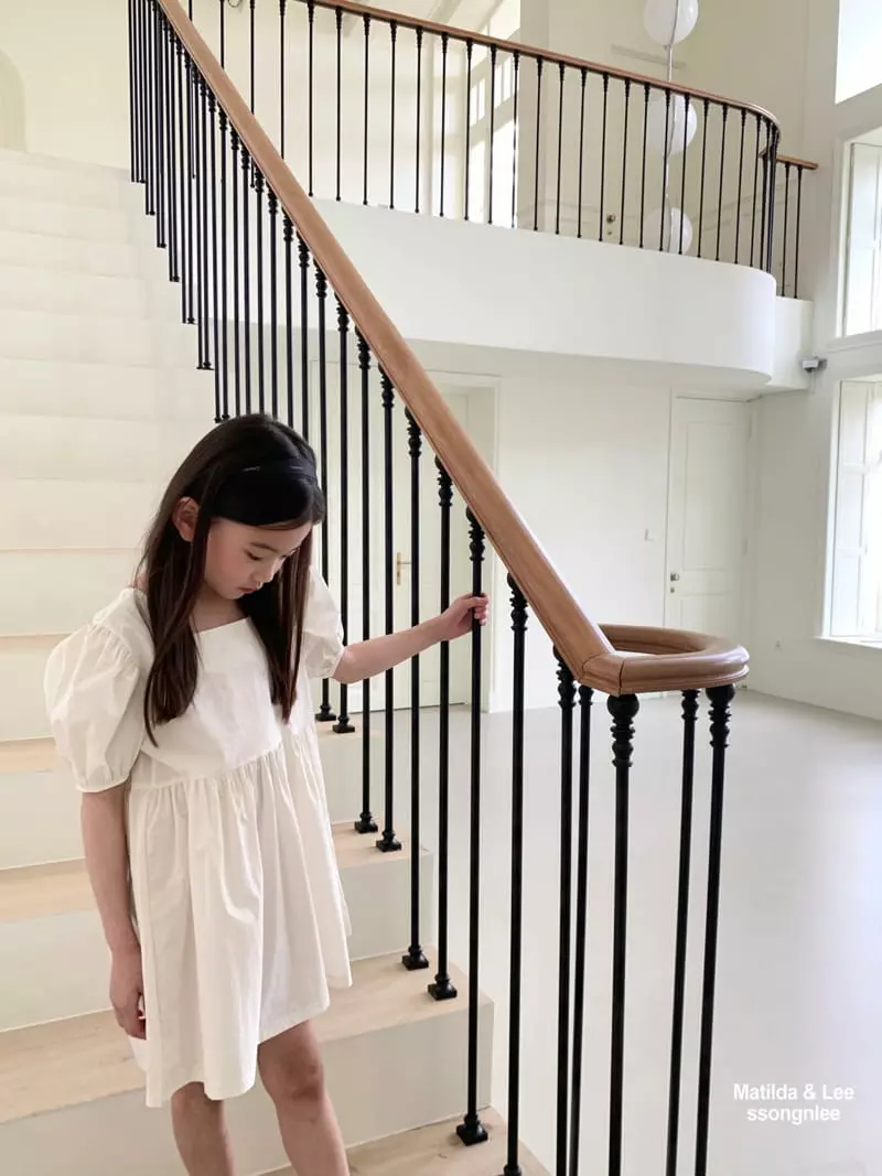 Matilda & Lee - Korean Children Fashion - #Kfashion4kids - Back Slit String One-piece - 9