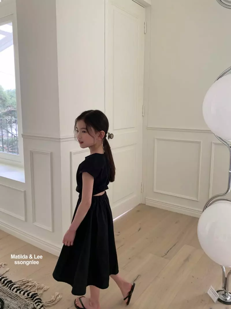 Matilda & Lee - Korean Children Fashion - #Kfashion4kids - Back Slit One-piece - 8