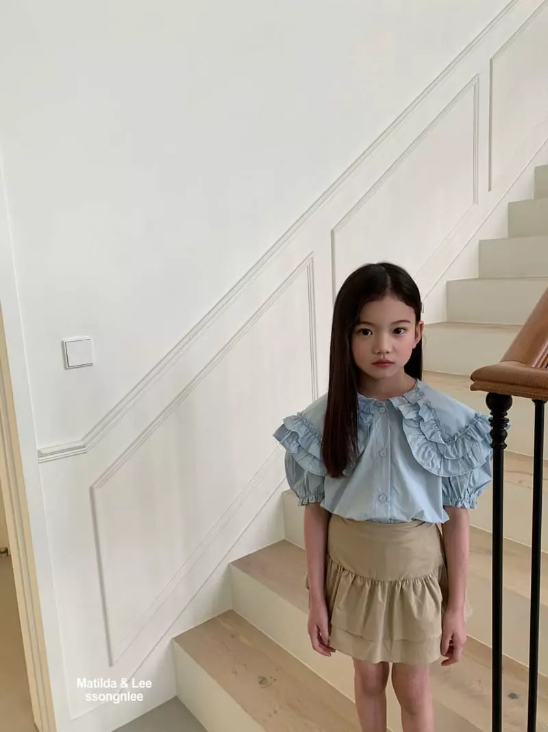 Matilda & Lee - Korean Children Fashion - #Kfashion4kids - Frill Blouse - 3