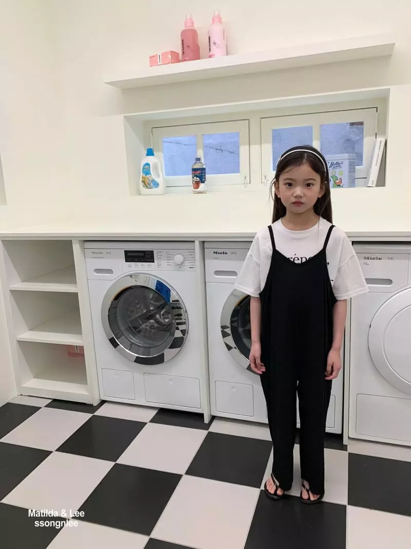 Matilda & Lee - Korean Children Fashion - #Kfashion4kids - String Sleeveless Jumpsuit - 11