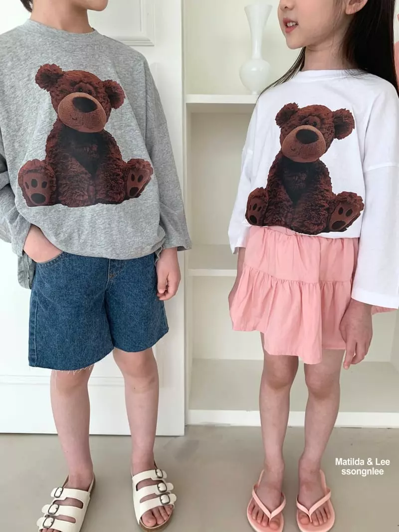 Matilda & Lee - Korean Children Fashion - #Kfashion4kids - Bear Tee - 10