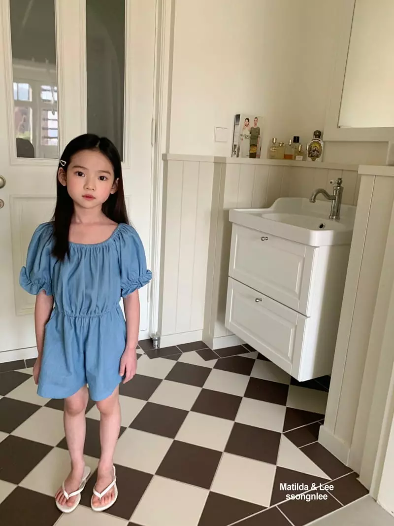 Matilda & Lee - Korean Children Fashion - #childofig - Denim Jumpsuit - 3