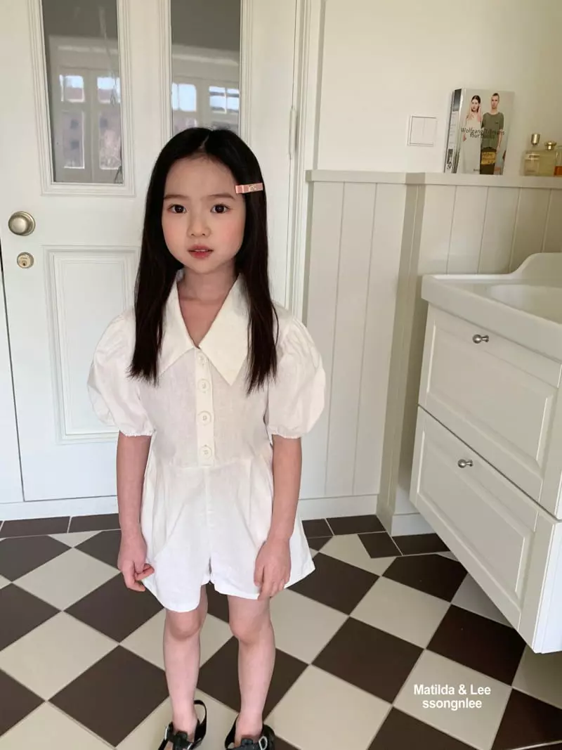 Matilda & Lee - Korean Children Fashion - #childofig - Collar Jumpsuit