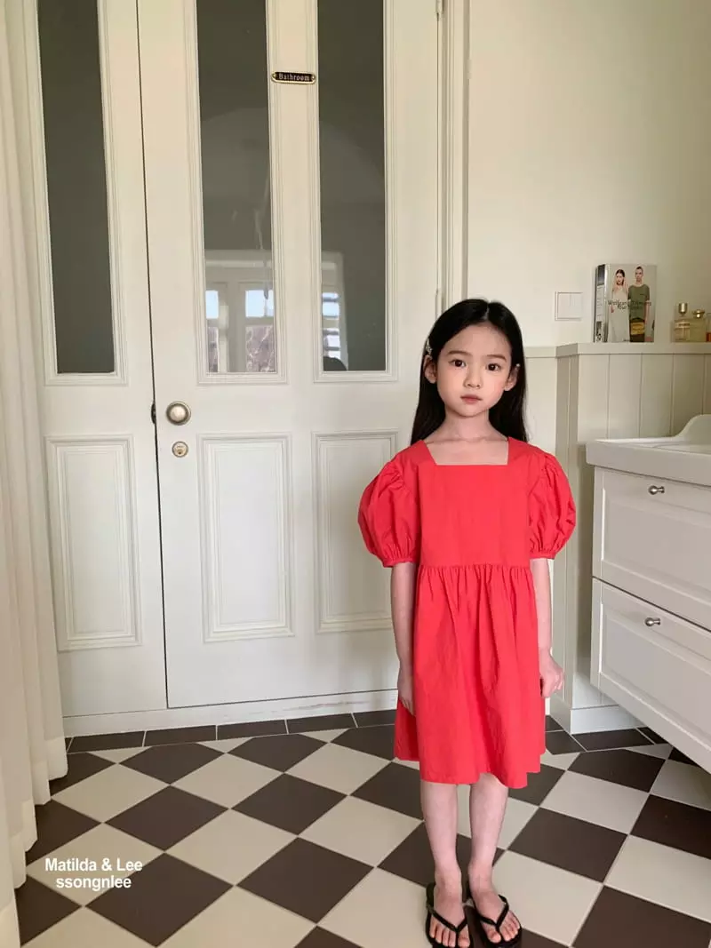 Matilda & Lee - Korean Children Fashion - #childofig - Back Slit String One-piece