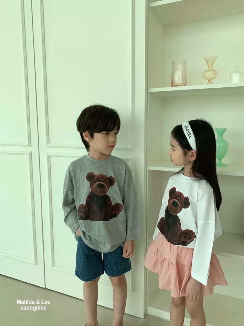 Matilda & Lee - Korean Children Fashion - #childofig - Bear Tee - 2