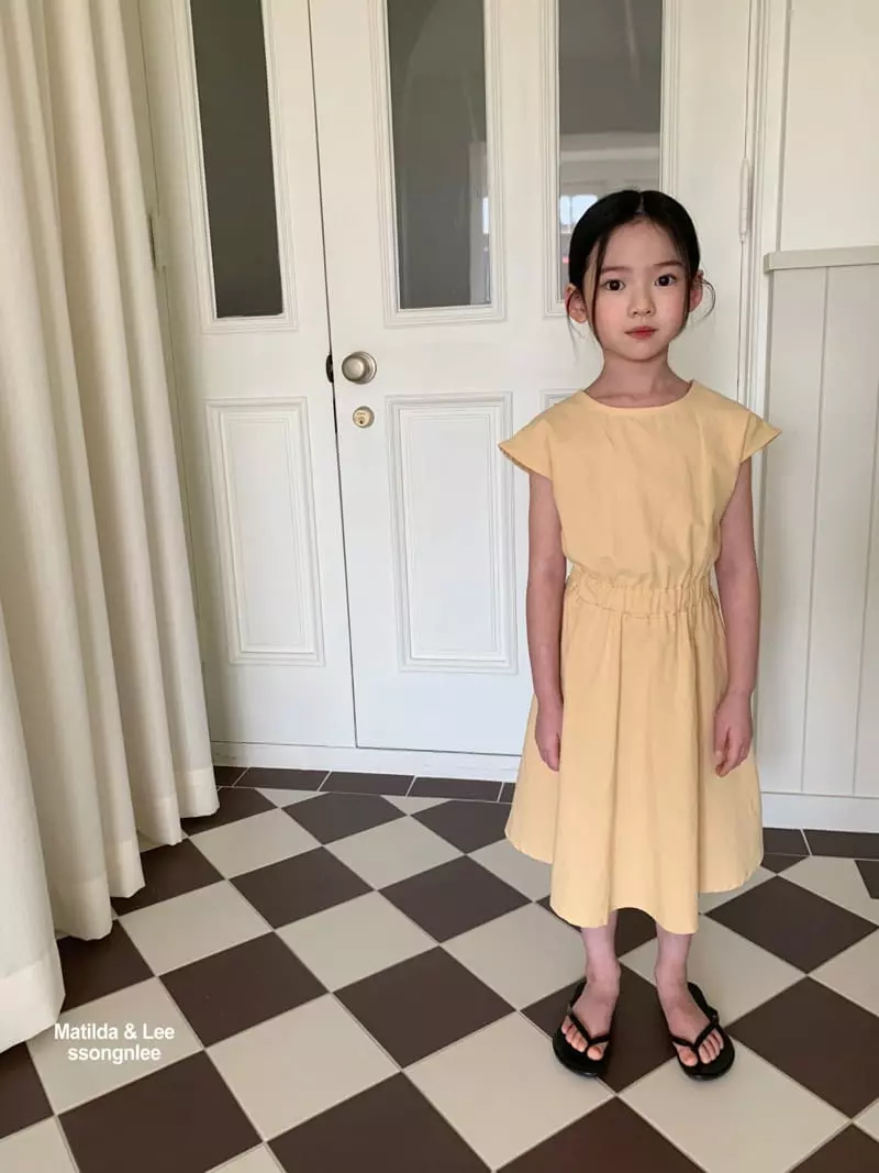 Matilda & Lee - Korean Children Fashion - #childrensboutique - Back Slit One-piece