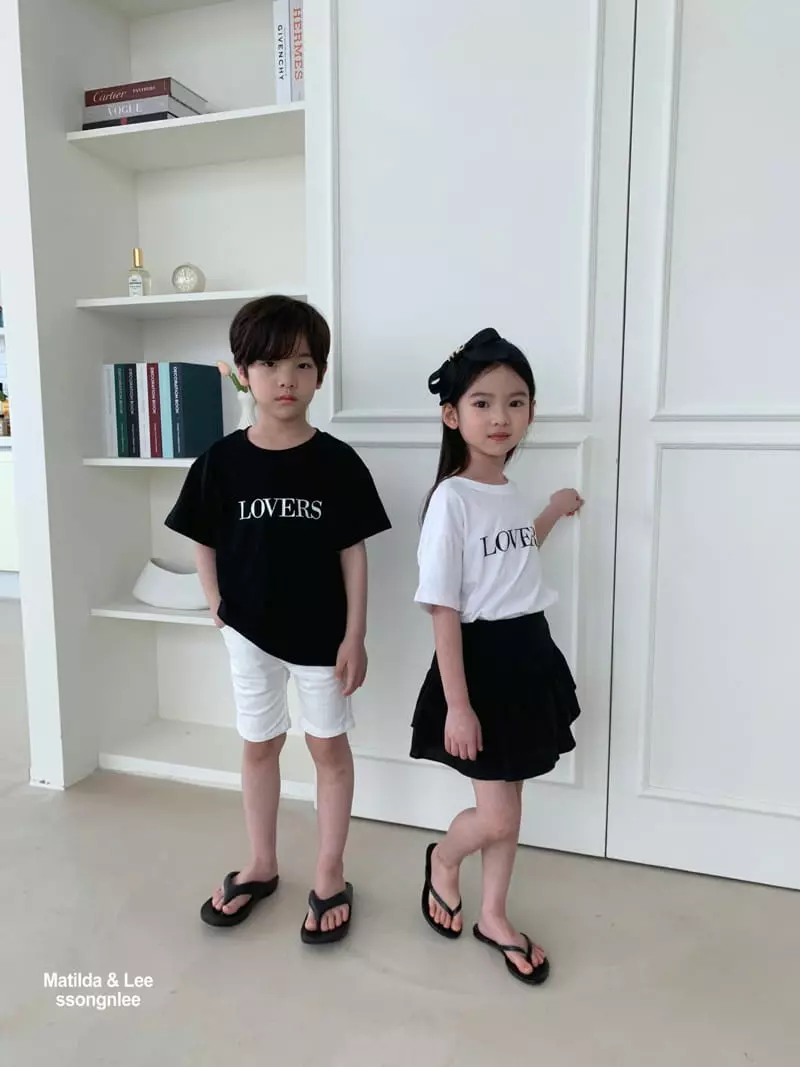 Matilda & Lee - Korean Children Fashion - #designkidswear - Lover Tee
