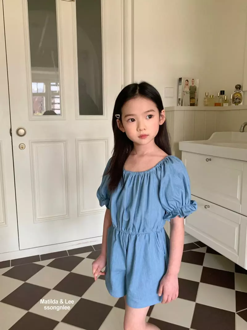 Matilda & Lee - Korean Children Fashion - #designkidswear - Denim Jumpsuit - 5