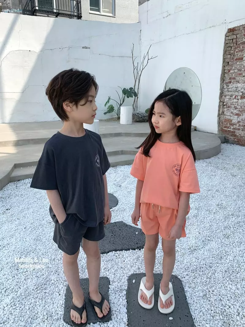 Matilda & Lee - Korean Children Fashion - #discoveringself - Tennis Pigment Top Bottom Set - 10