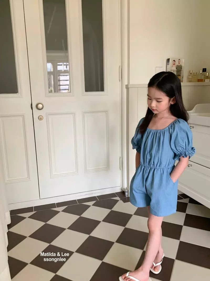 Matilda & Lee - Korean Children Fashion - #discoveringself - Denim Jumpsuit - 6