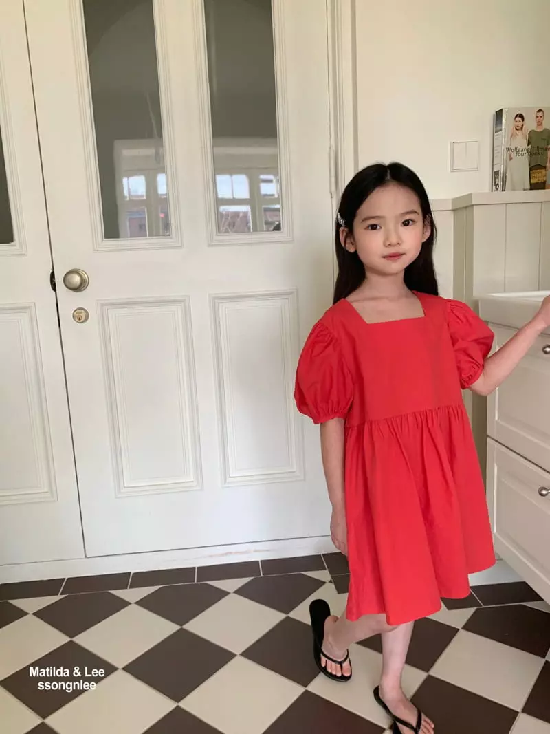 Matilda & Lee - Korean Children Fashion - #designkidswear - Back Slit String One-piece - 4