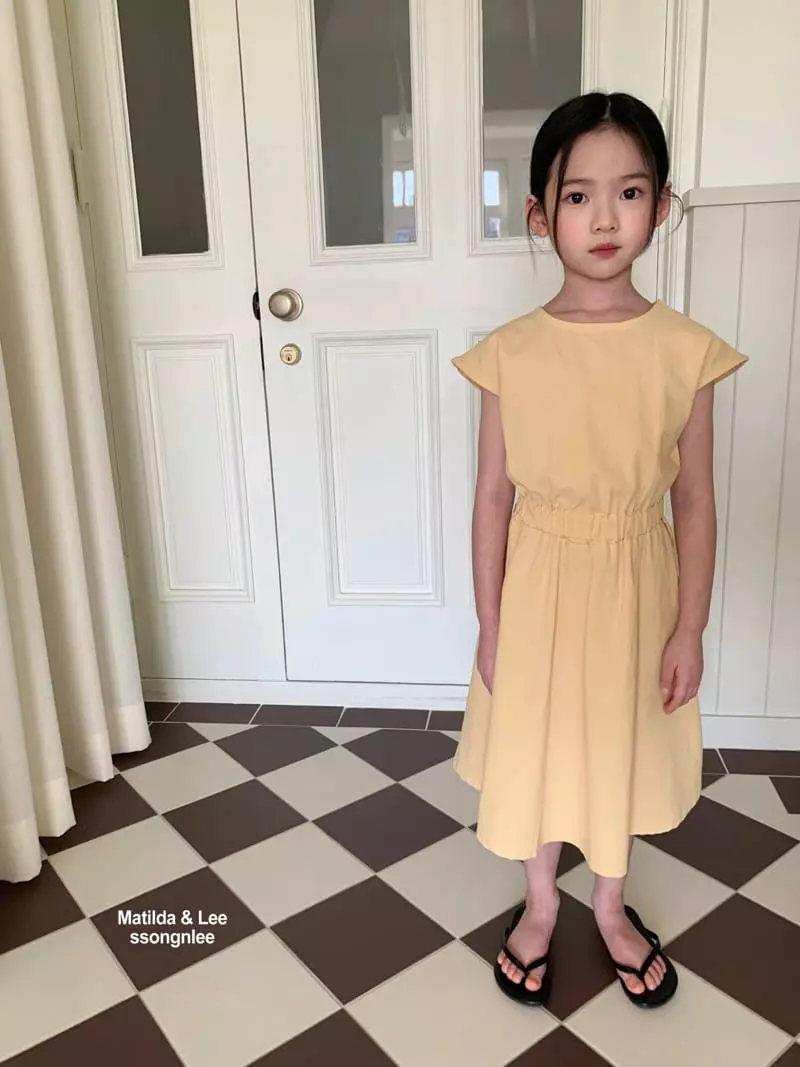 Matilda & Lee - Korean Children Fashion - #discoveringself - Back Slit One-piece - 3