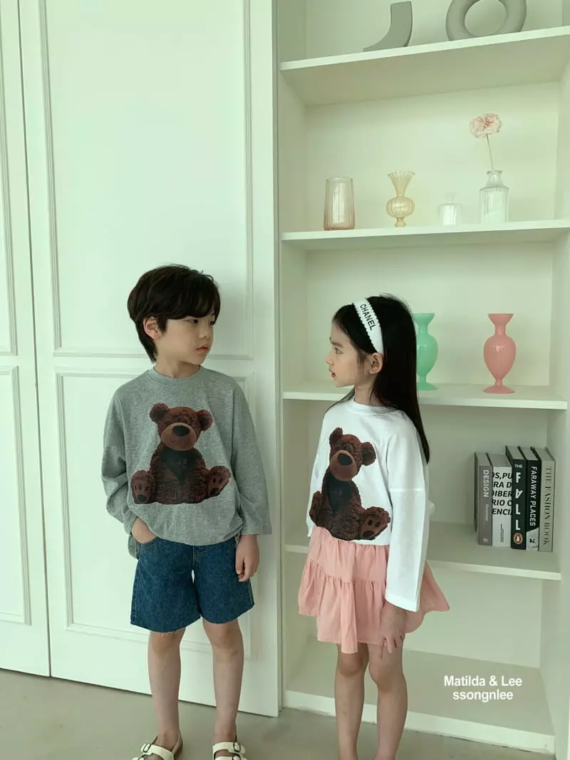 Matilda & Lee - Korean Children Fashion - #discoveringself - Bear Tee - 5